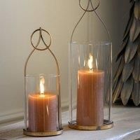 Gallery Direct Ana Lantern Small Antique Gold, Gold