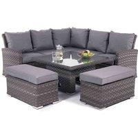 Maze Victoria Square Corner Dining Set w/ Rising Table