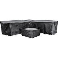 Cozy Bay® EZBreathe Malta 6 Seat Furniture Set Cover in Black