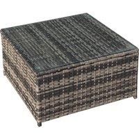 Oseasons Malta Rattan Coffee Table in Grey Walnut