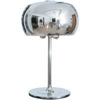 Impex Deni 3 Light Table Lamp Chrome Crystal
