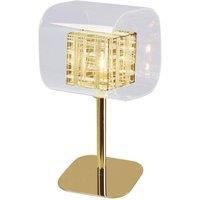 Impex Avignon 1 Light Table Lamp Gold Crystal