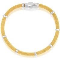 Charles William Rose Gold, Silver, Gold Bangle Bliss Italian Designed Jewellery