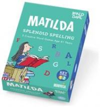 Roald Dahl Matilda Splendid Spelling Educational Word Game - 3 Games in 1, Ages 6+, 100 Letter Cards, 40 Bookworm Cards, Timer, Rules