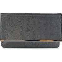 Womens Glitter Clutch Bag Envelope Bridal Prom Club Evening Purse Handbag UK