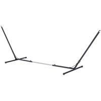 Outsunny 3.1–3.8m Adjustable Universal Hammock Stand Metal Frame Garden Camping Picnic Outdoor Patio Replacement – Stand Only