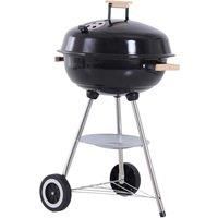 Outsunny Portable Round Kettle Charcoal Grill BBQ Outdoor Heat Control Party Patio Barbecue Garden