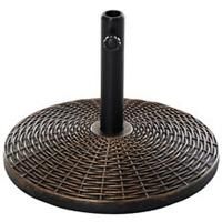 Outsunny 25kg Garden Parasol Base Outdoor Metal Umbrella Holder Stand Weights