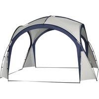 Outsunny 3.5 x 3.5M Gazebo Outdoor Marquee Tent Garden Sun Shelter Patio Spire Arc Pavilion Camp Sun Shade