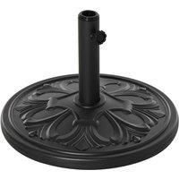Alfresco 13kg Round Parasol Base, black