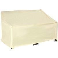 Outsunny Outdoor Furniture Cover 2 Seater Loveseat Protection Tough PVC Lining Wind Rain Dust UV Waterproof, 140x84x94cm