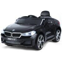 HOMCOM Compatible for Electric Kids Ride on Car Electric Battery Powered MP3 Aux Cord Led Headlights Music Play with Remote BMW 6GT