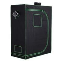 Outsunny Mylar Hydroponic Grow Tent with Floor Tray for Indoor Plant