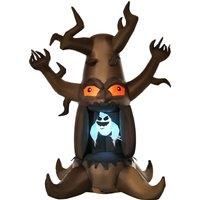 HOMCOM Inflatable Halloween Floating Ghost Tree with LED Light Outdoor Decoration 8FT 2.4m