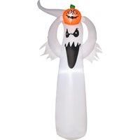 LED Floating Ghost Pumpkin Halloween Decoration  Mains Powered Novelty Fun 6FT