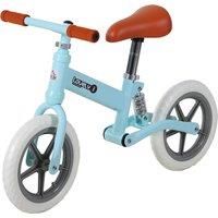 HOMCOM 12" Kids Balance Bike No Pedal Bicycle EVA Tire Adjustable Seat Toddler Training Bike W/ Shock Absorber 2 - 5 Years Blue