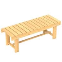 Outsunny Outdoor Garden Bench Patio Loveseat Fir Solid Wood WaterResist  1.1m