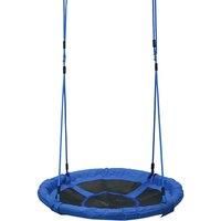 HOMCOM Kids Round Tree Spin, f100cm-Blue