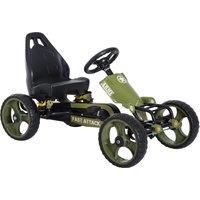 HOMCOM Kids Children Pedal Go Kart Ride On Racer Braking System Adjsuatble Seat Green