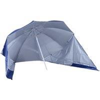 Outsunny 2m Beach Sport Umbrella ParasolCoated Blue Polyester/Steel