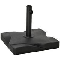 Outsunny Outdoor Garden Umbrella Base Stand Holder Square Fits F30/35/38mm Poles