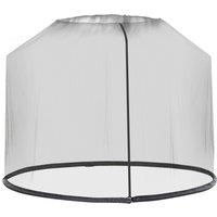 Outsunny 2.3m Umbrella Table Screen Outdoor Patio Cover Mosquito Insect Net Zipped Door