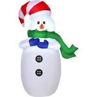 Homcom Inflatable Christmas Snowman 120 Cm W/Led Lights