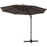 Alfresco Cantilever Hanging Parasol, Grey