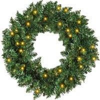 Christmas Wreath Decoration 50 LED Lights
