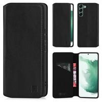 Classic Series - Real Leather Book Wallet 32nd 2.0 Galaxy S22 Black