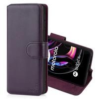 CHALK & HIDE - Real Leather Book Wallet Flip Case Cover For 20