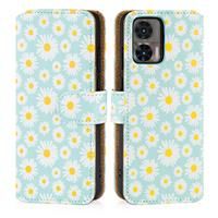 Floral Series - Design PU Leather Book Wallet Case 32nd 3.0 30 Blue