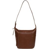 Pure Luxuries London Women's 'Chichester' Vegetable-Tanned Leather Shoulder Bag in Brown