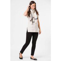 'Pixel' Cashmere & Merino Wool Scarf