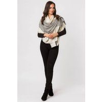 Pure Luxuries London Women's 'Pixel' Cashmere & Merino Wool Throw in White