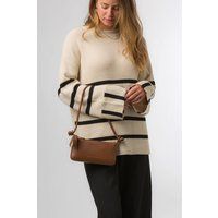 Pure Luxuries London Women's 'Taylor' Nappa Leather Evening Phone Bag in Brown