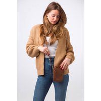 Pure Luxuries London Alaina Nappa Leather Cross Body Phone Bag