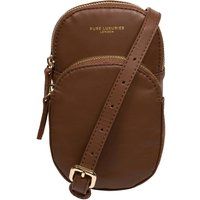 Pure Luxuries London Luna Nappa Leather Cross Body Phone Bag