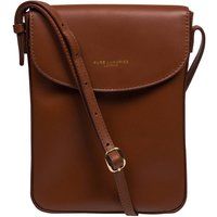 Pure Luxuries London Women's 'Lyra' Leather Cross Body Phone Bag in Brown