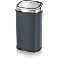 Tower Kitchen Bin with Sensor Lid, Touchless for Hygienic Waste Disposal, Infrared Technology, 58 Litre, Charcoal