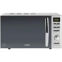 Tower Silver 800w Digital Microwave Infinity Collection