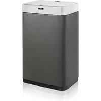 Tower 75 Litre Silver Rectangular Sensor Bin Silver