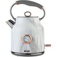 Tower T10020WMRG 1.7 L Stainless Steel Rapid Boil Kettle Marble & Rose Gold