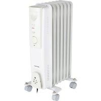 Warmlite WL43003YW 1 5kW Oil Filled Radiator in White 3 Heat Settings