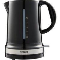 Tower T10049NOR Belle Jug Kettle with Rapid Boil, 1.5 Litre, 3000 W, Black/Noir