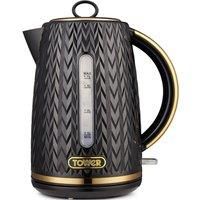 Tower Empire 1.7L Textured Kettle  Black