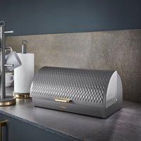 Tower Empire RollTop Bread Bin &Ndash; Grey