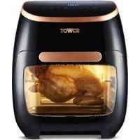 Tower T17039RGB Air Fryer with Rapid Air Circulation System, VORTX Frying Technology, 60 Minute Timer and Adjustable Temperature Control for Healthy Cooking, 2000 W, 11 Litre, Rose Gold