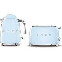 SMEG KETTLE  & 2 SLICE TOASTER - PASTEL BLUE