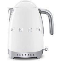 Smeg KLF04WHUK Variable Temperature Kettle & TSF03WHUK 4 Slice Toaster in White